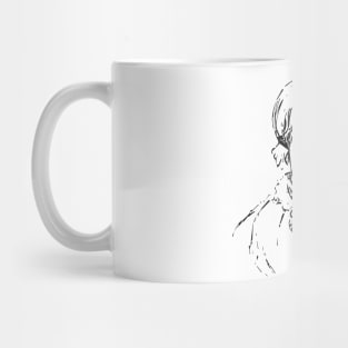 Determined woman portrait Mug